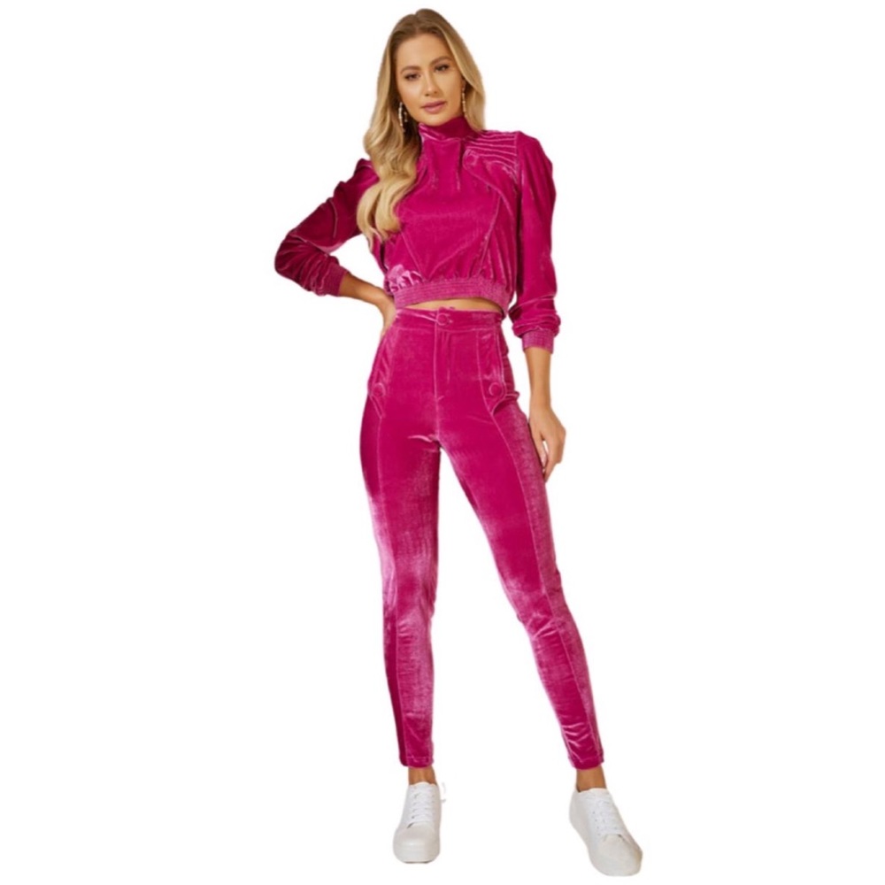 Pink Velvet Set - Picture 4 of 7